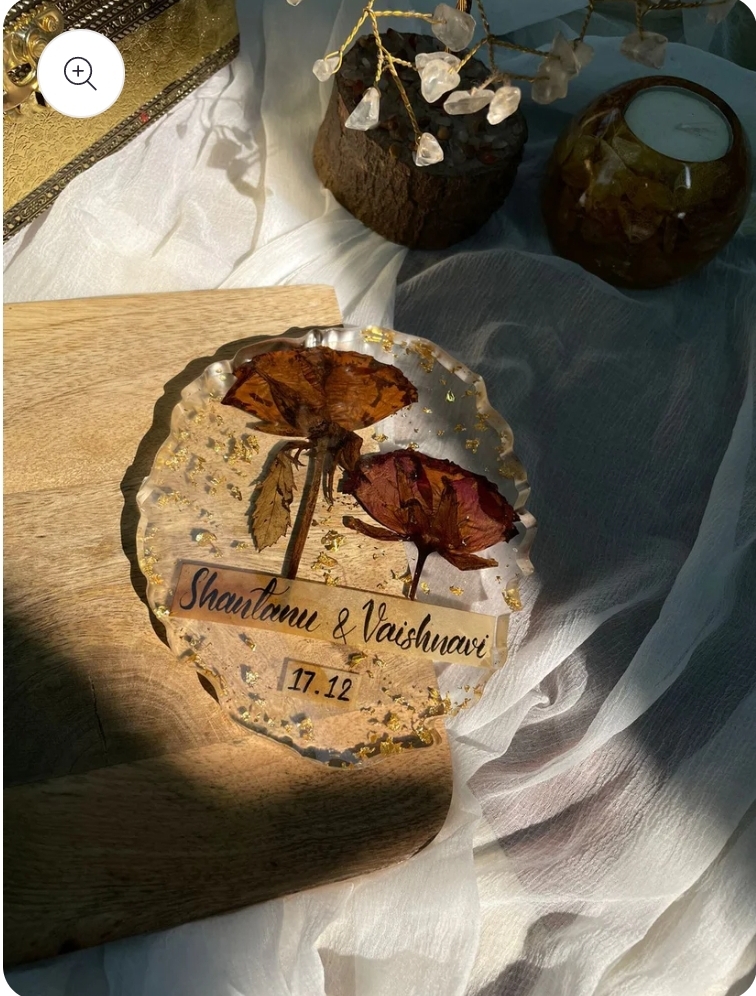 Eternal Love Resin Heart Keyring – Artsty